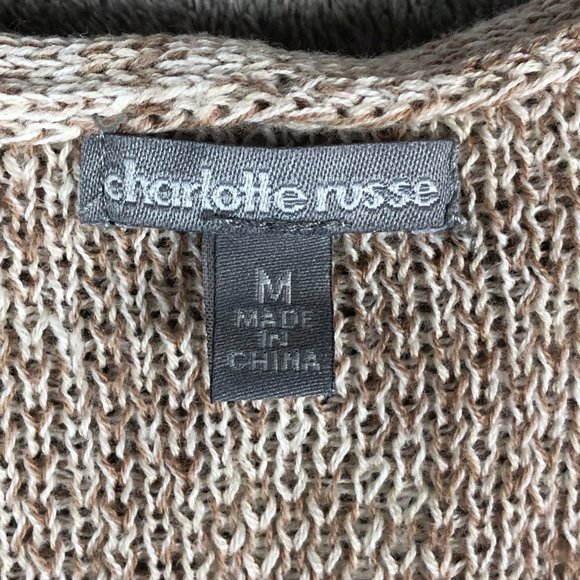 Charlotte Russe Women's Medium Open Cardigan Sweater Aztec Vibes Cotton/Acrylic - Picture 4 of 12